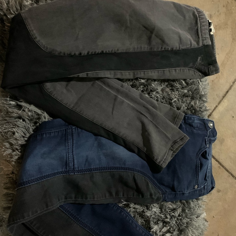 Grey/Blue X Black Patchwork Jean Bundle - image 8